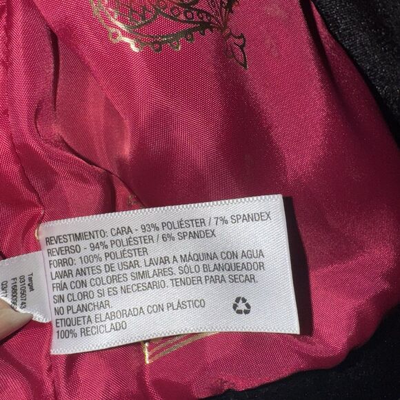 Genuine Kids From OSHKOSH Girls 5T Jacket Velvet Moto Biker Fall School Casual - Picture 6 of 6